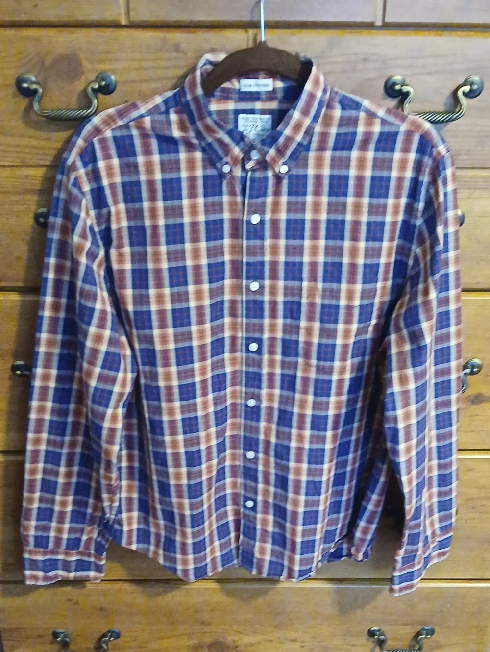 J. Crew Plaid Button-Down Shirt - Size L